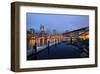 Vancouver from GranvilleIsland-null-Framed Art Print