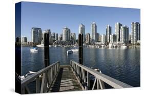 Vancouver from GranvilleIsland-null-Stretched Canvas