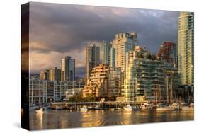 Vancouver from GranvilleIsland-null-Stretched Canvas