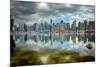 Vancouver from Stanley Park-null-Mounted Art Print