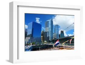 Vancouver Harbor Canada-null-Framed Art Print