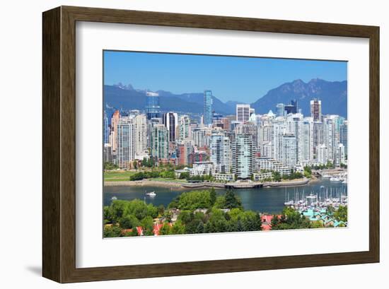 Vancouver In British Columbia-null-Framed Art Print