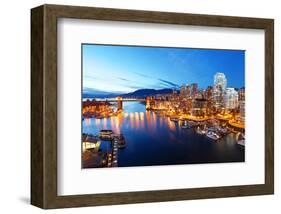 Vancouver In Canada-null-Framed Art Print