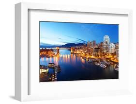 Vancouver In Canada-null-Framed Art Print