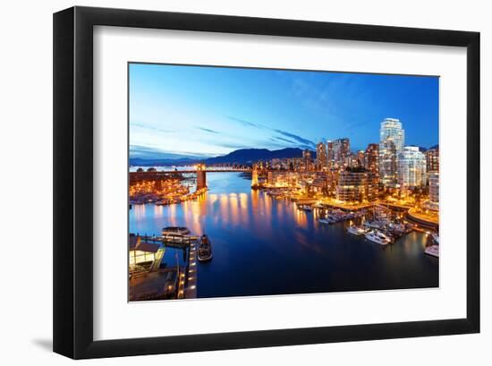 Vancouver In Canada-null-Framed Art Print