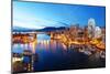 Vancouver In Canada-null-Mounted Art Print