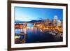 Vancouver In Canada-null-Framed Art Print