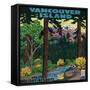 Vancouver Island Advertising Poster - Vancouver Island, Canada-Lantern Press-Framed Stretched Canvas