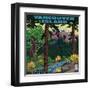 Vancouver Island Advertising Poster - Vancouver Island, Canada-Lantern Press-Framed Art Print