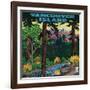 Vancouver Island Advertising Poster - Vancouver Island, Canada-Lantern Press-Framed Art Print