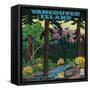 Vancouver Island Advertising Poster - Vancouver Island, Canada-Lantern Press-Framed Stretched Canvas