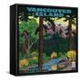 Vancouver Island Advertising Poster - Vancouver Island, Canada-Lantern Press-Framed Stretched Canvas