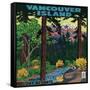 Vancouver Island Advertising Poster - Vancouver Island, Canada-Lantern Press-Framed Stretched Canvas