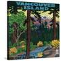 Vancouver Island Advertising Poster - Vancouver Island, Canada-Lantern Press-Stretched Canvas