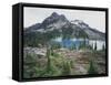 Vancouver Island, Strathcona Provincial Park, Glacier Feed Cream Lake-Christopher Talbot Frank-Framed Stretched Canvas