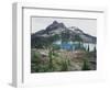 Vancouver Island, Strathcona Provincial Park, Glacier Feed Cream Lake-Christopher Talbot Frank-Framed Photographic Print