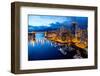 Vancouver Night View-abesan-Framed Photographic Print