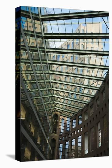 Vancouver Public Library, Vancouver, British Columbia, Canada-Walter Bibikow-Stretched Canvas