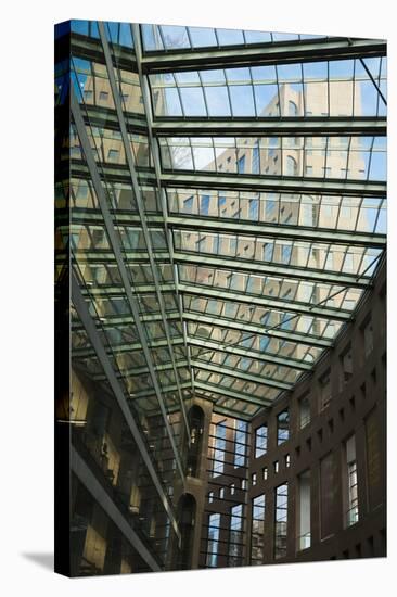 Vancouver Public Library, Vancouver, British Columbia, Canada-Walter Bibikow-Stretched Canvas