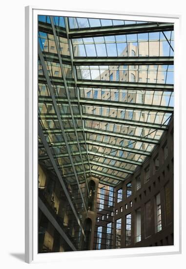 Vancouver Public Library, Vancouver, British Columbia, Canada-Walter Bibikow-Framed Premium Photographic Print