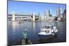 Vancouver's False Creek Ferry-null-Mounted Art Print