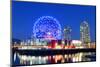 Vancouver Science World at Night, Vancouver, British Columbia, Canada. this Building Was Designed F-jiawangkun-Mounted Photographic Print