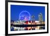 Vancouver Science World at Night, Vancouver, British Columbia, Canada. this Building Was Designed F-jiawangkun-Framed Photographic Print