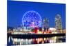 Vancouver Science World at Night, Vancouver, British Columbia, Canada. this Building Was Designed F-jiawangkun-Mounted Photographic Print