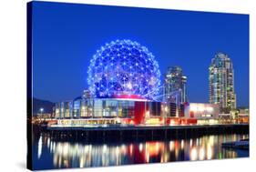 Vancouver Science World at Night, Vancouver, British Columbia, Canada. this Building Was Designed F-jiawangkun-Stretched Canvas