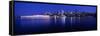 Vancouver Skyline at Night, British Columbia, Canada 2013-null-Framed Stretched Canvas