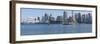 Vancouver skyline at waterfront, British Columbia, Canada-null-Framed Photographic Print