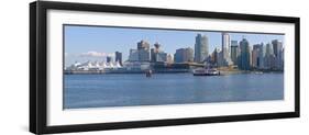 Vancouver skyline at waterfront, British Columbia, Canada-null-Framed Photographic Print