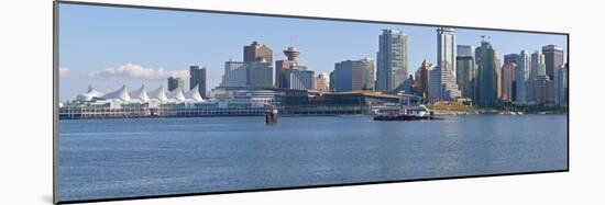 Vancouver skyline at waterfront, British Columbia, Canada-null-Mounted Photographic Print