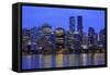 Vancouver skyline, British Columbia, Canada, North America-Richard Cummins-Framed Stretched Canvas