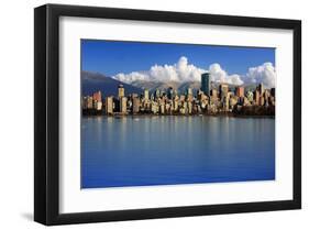 Vancouver Skyline Canada-null-Framed Art Print