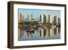 Vancouver Skyline &False Creek-null-Framed Art Print