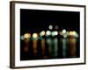 Vancouver Skyline Reflected-Sharon Wish-Framed Photographic Print