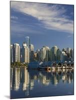 Vancouver Skyline.-Jon Hicks-Mounted Photographic Print