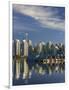 Vancouver Skyline.-Jon Hicks-Framed Photographic Print