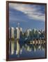 Vancouver Skyline.-Jon Hicks-Framed Photographic Print