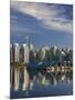Vancouver Skyline.-Jon Hicks-Mounted Photographic Print