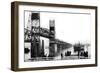 Vancouver, Washington, View of the Pacific Hwy Bridge going towards Portland, OR-Lantern Press-Framed Art Print