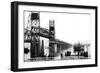 Vancouver, Washington, View of the Pacific Hwy Bridge going towards Portland, OR-Lantern Press-Framed Art Print