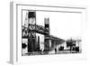 Vancouver, Washington, View of the Pacific Hwy Bridge going towards Portland, OR-Lantern Press-Framed Art Print