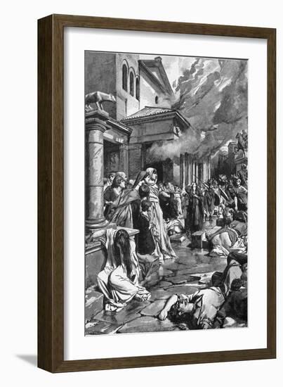 Vandals Sacking Rome-null-Framed Giclee Print