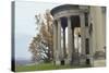 Vanderbilt Mansion Overlooking the Hudson River in Hyde Park NY-null-Stretched Canvas