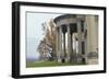 Vanderbilt Mansion Overlooking the Hudson River in Hyde Park NY-null-Framed Photographic Print