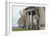 Vanderbilt Mansion Overlooking the Hudson River in Hyde Park NY-null-Framed Photographic Print