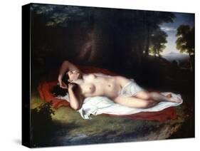 Vanderlyn: Ariadne Asleep-John Vanderlyn-Stretched Canvas