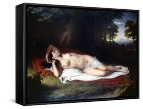 Vanderlyn: Ariadne Asleep-John Vanderlyn-Framed Stretched Canvas